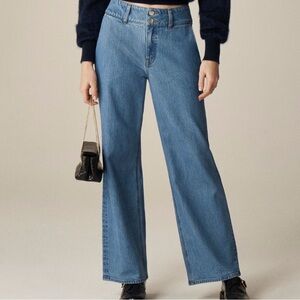 J. Crew Slim wide Jean with Stacked Buttons